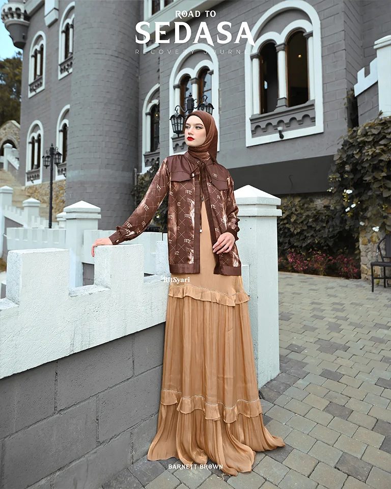 Set Dress Barnett Brown