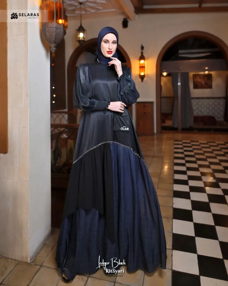 ledgerbl1 Dress Ledger Ritz Syari Madera Series