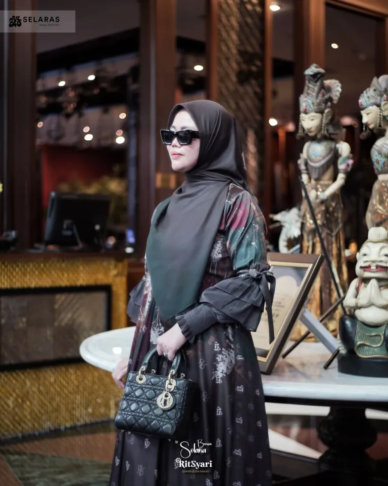 Solana Gamis Pesta Elegan Syari Madera Series Ritz Syari