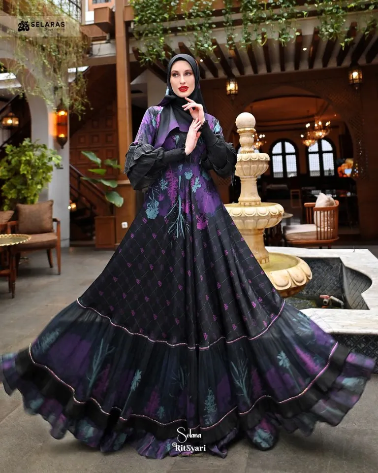 Solana Gamis Pesta Elegan Syari Madera Series Ritz Syari