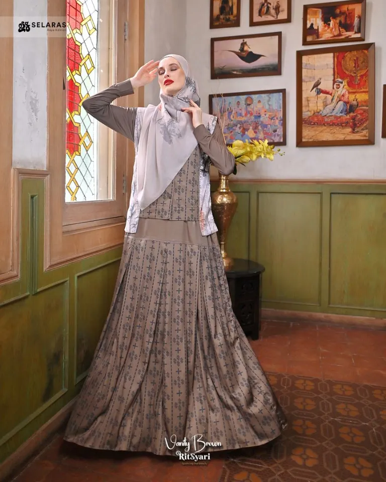 Vanity Madera Series Gamis Syari Warna Pastel
