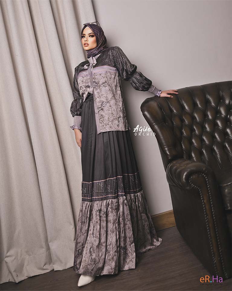 Set Skirt Agile Orchid