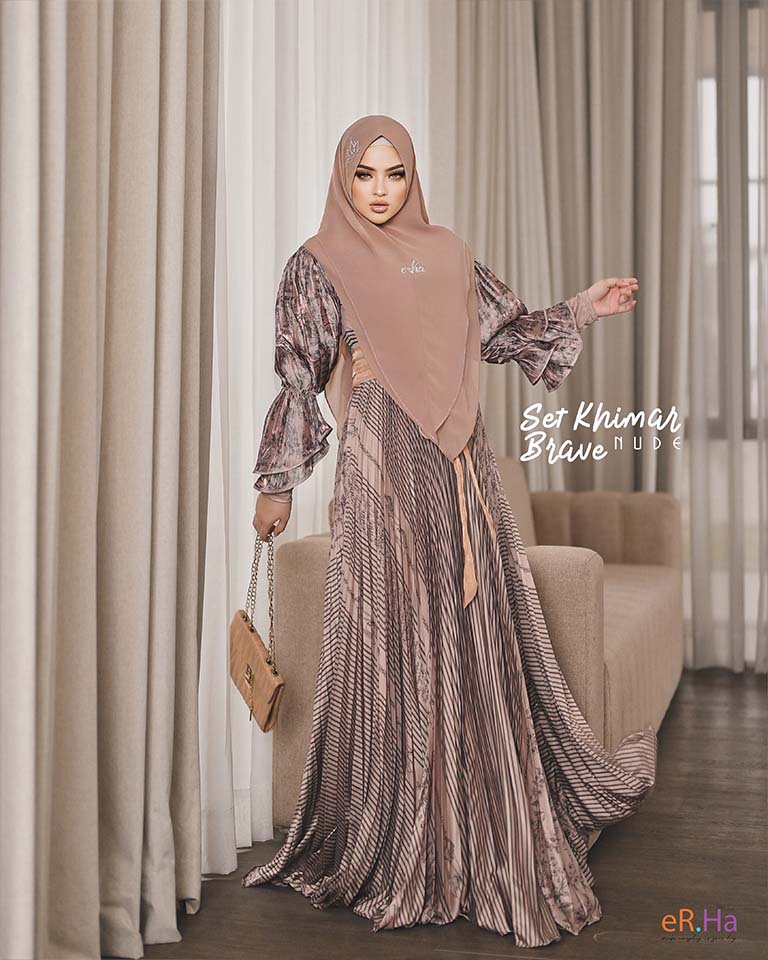 Set Khimar Brave Nude
