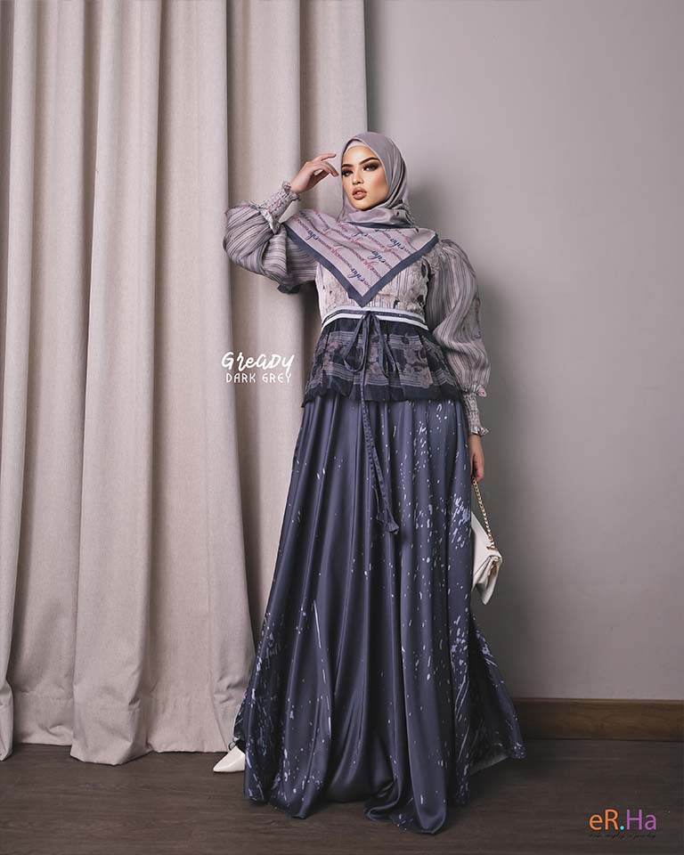Set Dress Gready Dark Grey