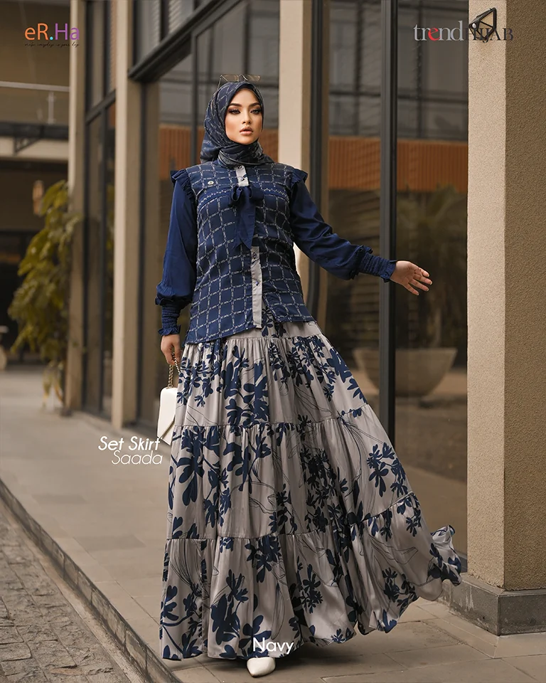 Set Skirt Saada Navy