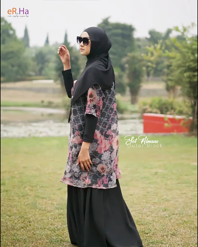 Set Outer Dress Almaas Black