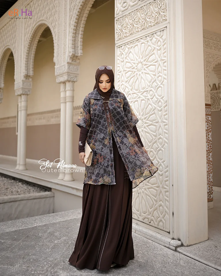 Set Outer Dress Almaas Brown