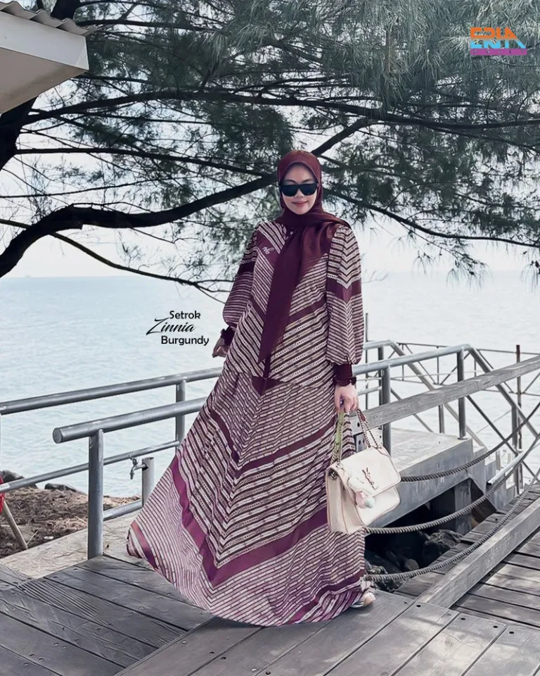 Set Zinnia Burgundy