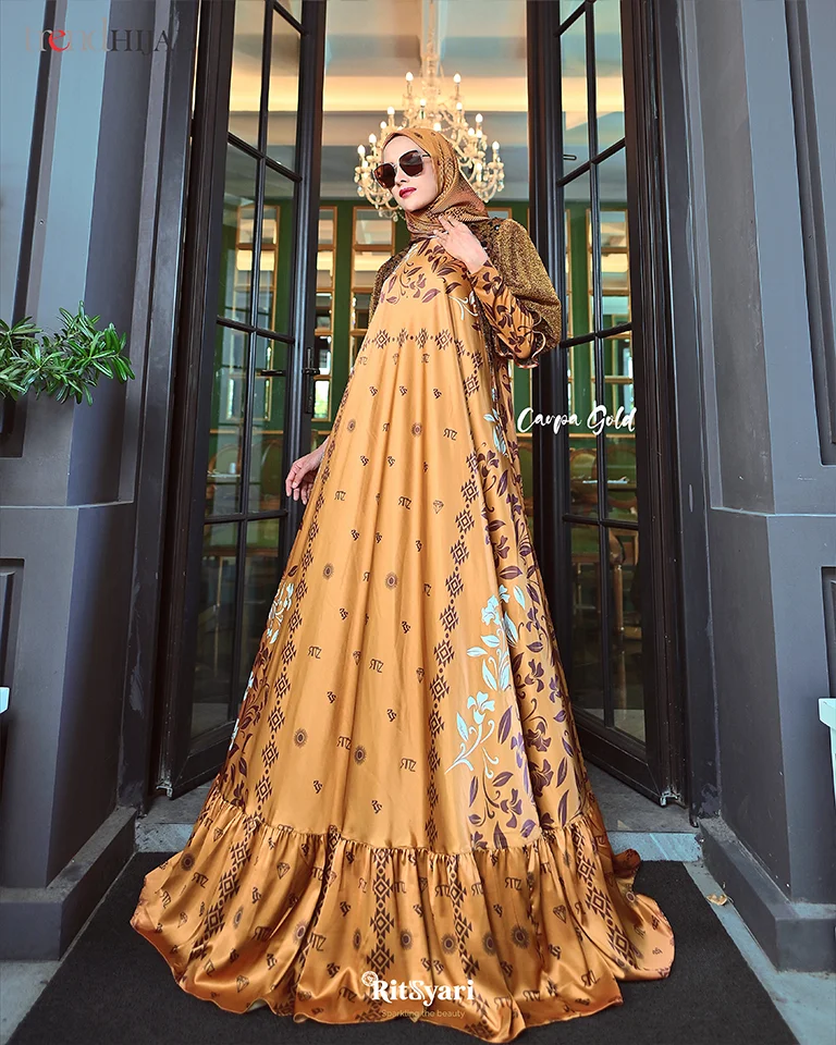 Set Dress Carpa Gold