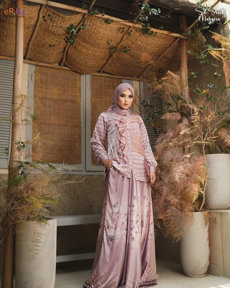 Set Skirt Makaira Dusty Pink